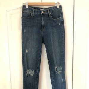 Levi's 721 High-Rise Skinny Jeans Blue